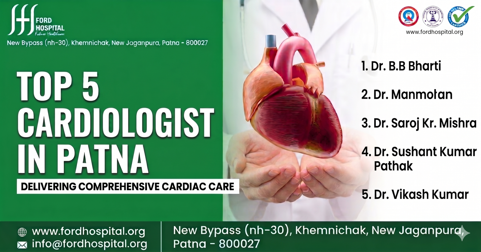 Your Heart Deserves the Best: Top 5 Cardiologist Doctors in Patna